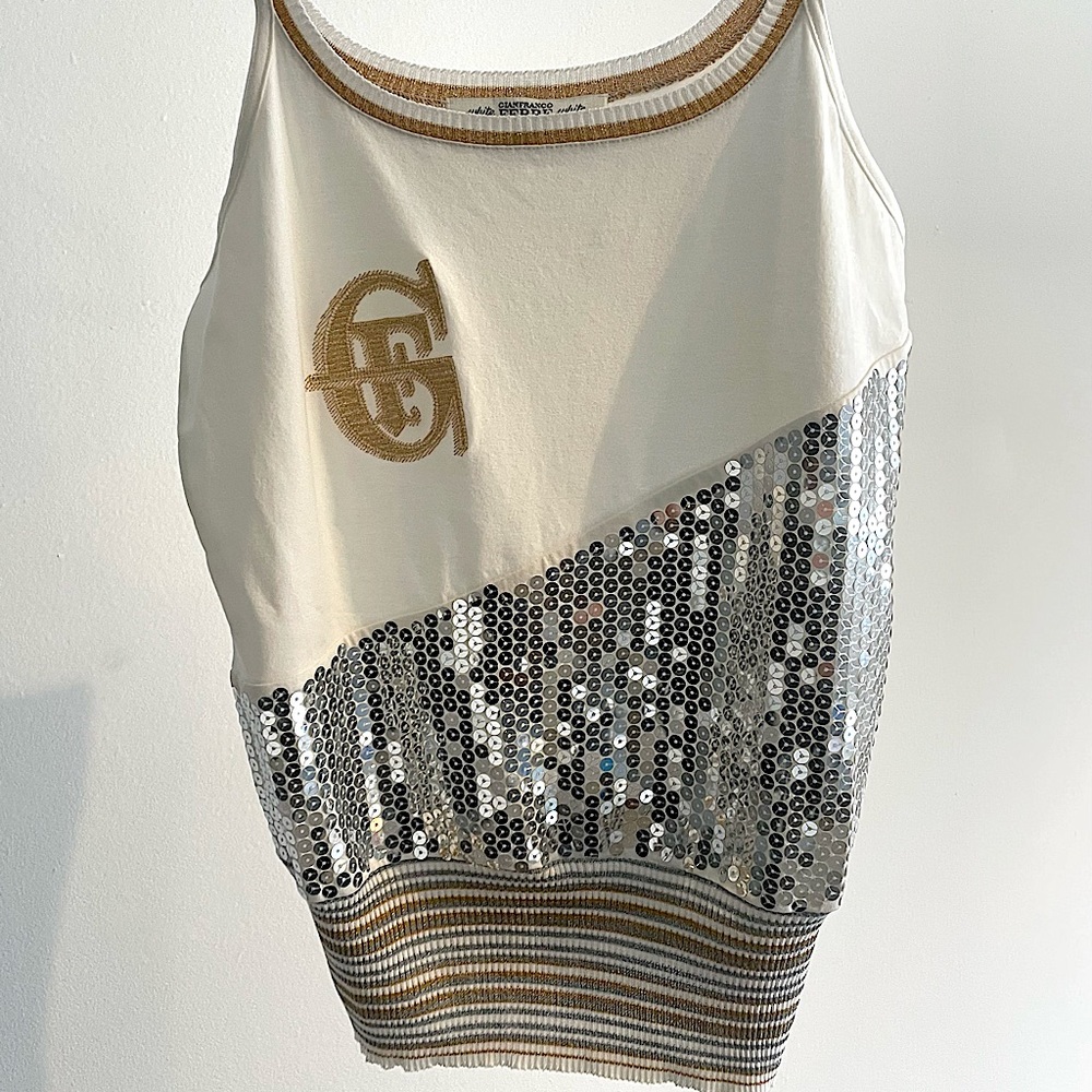 Gianfranco Ferré Tank with Sequins
